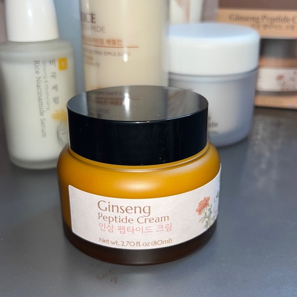 GLAMFOX K-Beauty 5pc Skincare Set Rice Niacinamide Ginseng Glowing Moisturizing - Picture 2 of 6